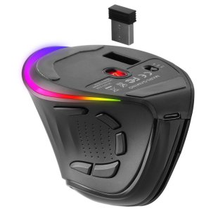 Avis - Mars Gaming MM-SK Souris de jeu verticale ergonomique sans fil RVB Chroma 8400DPI Tri-Mode Blanc