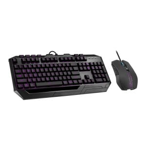 Teclado de membrana Cooler Master Devastator 3 Layout DE 6 zonas RGB ergonómico