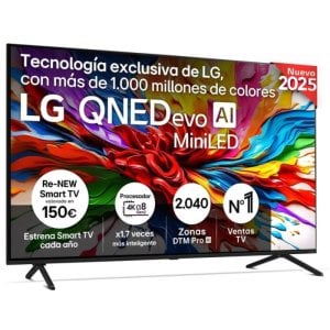 LG QNED evo MiniLED AI 55QNED92A6A 55" 4K UltraHD 120Hz Smart TV WebOS HDR10 Dolby Vision FreeSync