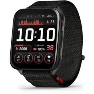 Smartwatch Garmin Venu X1 AMOLED 2" GPS Lente Zafiro Titanio Negro 32GB Bluetooth WiFi