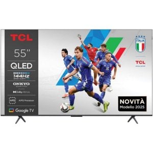 Televisor TCL 55P89K 55" QLED 4K Ultra HD Google TV HDR Dolby Vision WiFi Bluetooth
