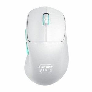 Ratón Cherry XTRFY M64 Wireless 26000DPI 2.4GHz Azul Turquesa Blanco 53g