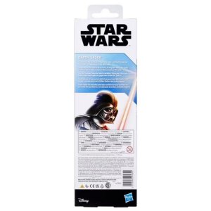 Star Wars Titan Hero – Figura De Darth Vader De 30 Cm Con Sable De Luz Rojo, Articulación Básica, Regalo Para Niños Y Niñas +4 Años