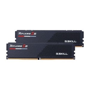 Memoria RAM G.Skill Ripjaws S5 F5-6400J3239G32GX2-RS5K 64GB 2x32GB DDR5 6400MHz CL32 XMP 3.0 Negro