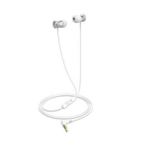 Auriculares Havit E303p con cable Jack 3,5 mm para llamadas y música blancos