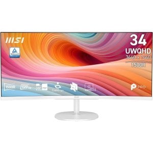 ⚠️ -43% ERROR · Monitor MSI Pro MP341CQW E12 34" UltraWide Quad HD 120Hz VA Curvo Blanco