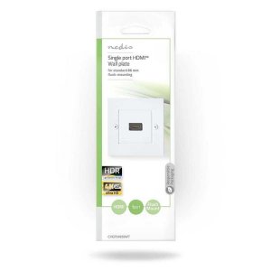 Piastra A Muro HDMI 4 Porte Con USB 3.0 E Ethernet, Supporto 4K 60Hz Per TV, PC, Proiettore E Hard Disk