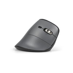 Ratón BakkerElkhuizen BNEFFP3MVM Inalámbrico RF, Bluetooth y USB-C 5000 DPI Negro Gris Ergonómico