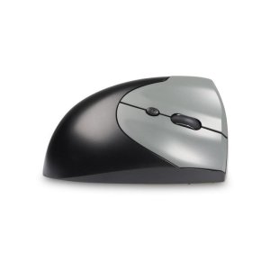 Ratón BakkerElkhuizen Handshake Inalámbrico y USB-C 6400 DPI Negro Gris Ergonómico