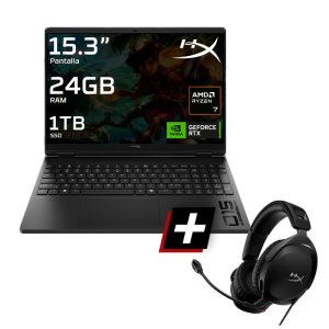 Portátil HP HyperX OMEN 15-gb0005ns 15.3" AMD Ryzen 7 260 24GB 1TB SSD RTX 5060 FreeDOS + REGALO