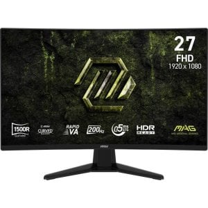⚠️ -39% ERROR · Monitor MSI MAG 274CF E20 27" FullHD 200Hz Rapid VA Curvo HDR Tiempo de respuesta 0,5 ms