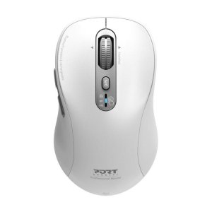 Ratón Port Designs PORT Connect 900707CW Inalámbrico Bluetooth 3200DPI Blanco Recargable
