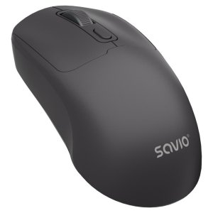 Ratón Savio MB-04 Inalámbrico Bluetooth 1600 DPI Negro Doble Conexión Silencioso