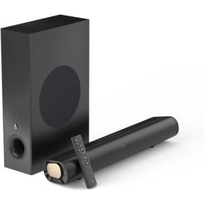 Soundbar Wireless Con Bassi Profondi E Volume Potenziato – 29,6 Cm, Per TV, PC, Proiettori E Laptop, Audio Immersivo 20 Mq