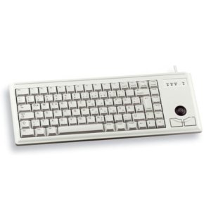 Teclado CHERRY G84-4400 alámbrico AZERTY con trackball integrado gris