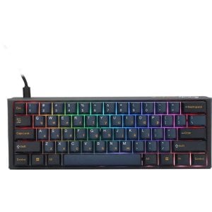 Teclado Ducky Zero 6108 mecánico inalámbrico RGB con switches Cherry MX2A y conexión tri-mode
