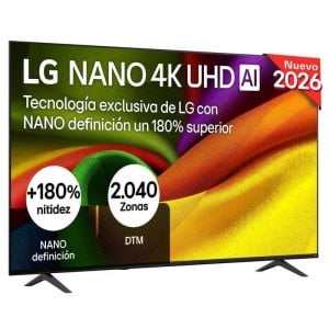 TV LG NANO 4K UHD AI 75NU8E0B3LA 75" 4K UltraHD 60Hz Smart TV WebOS HDR10
