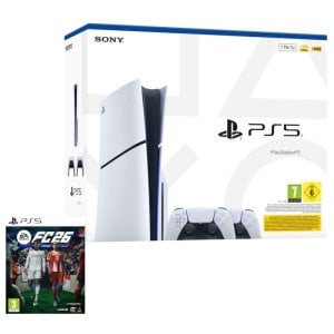 Sony PlayStation 5 Slim Chasis E + 2x Mandos DS + EA SPORTS FC 26