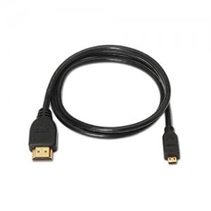 Nanocable Cable Micro HDMI a HDMI Alta Velocidad Macho/Macho 0.8m