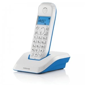 Motorola Dect Serie s12 single digital color cian telefono inalambrico s1201