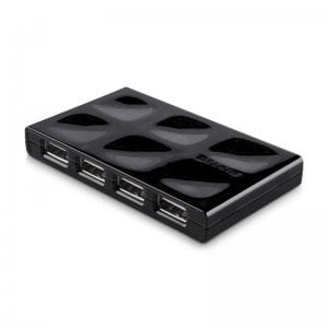 Hub USB Belkin 7 Puertos 2 En 1 - Base Estable Y Hub De Viaje Extraíble, USB 2.0 Hi-Speed