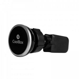 Soporte Para Coolbox coopz04 coche magnetico smartphone coolfix pasivo negro plata rejilla ventilación del 1