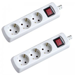 Garza Basic Power Pack 2 Regletas de 3 Tomas Garza Basic Power Pack 2 Regletas de 3 Tomas