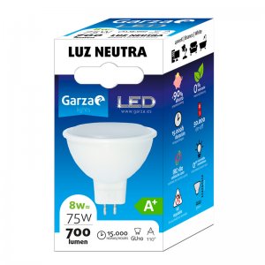 Garza Bombilla LED 8W GU10 Blanco Neutro