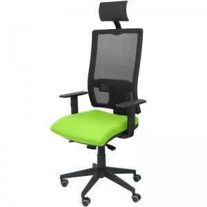 Piqueras y Crespo Horna Bali Silla Oficina Negro/Verde Pistacho