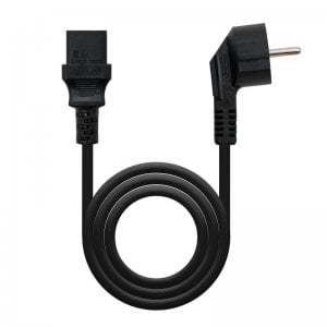 Nanocable Cable de Alimentación CPU CEE7 Macho/C14 Macho 5m Negro