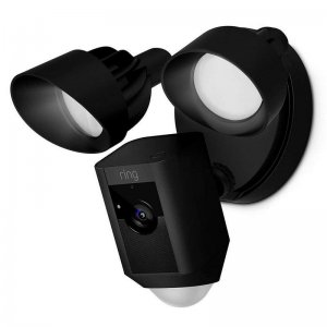 Ring Floodlight Cam Cámara de Seguridad con Sensor de Movimiento y Luces LED