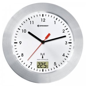 Bresser MyTime Bath RC Reloj de Baño con Indicador de Temperatura Blanco