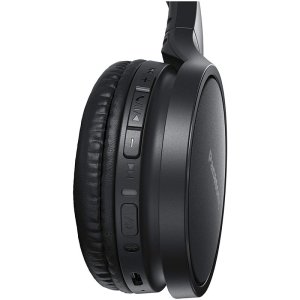 Cuffie Bluetooth Panasonic RP-HF410B – 24 Ore Di Batteria, Extra Bass, Pieghevoli E Leggere (130 G), Comandi Vocali, Nero