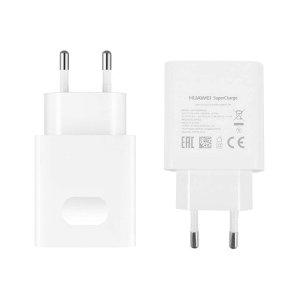 Caricatore Originale Huawei SuperCharge HW-050450E00, USB Tipo C E Tipo A, 5V/2A O 4,5V/5A, Bianco Per P10 E Mate 9