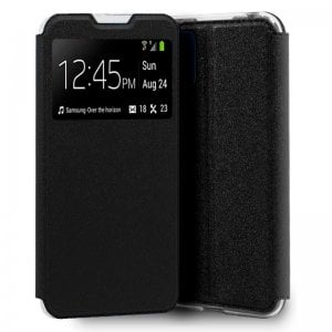 Cool Funda Flip Cover Liso Negro para Motorola Moto G9 Plus |  PcComponentes.com