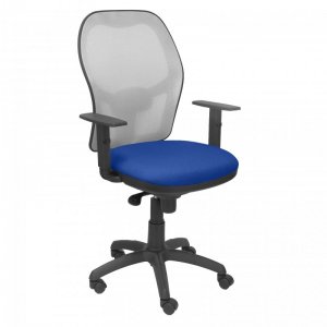 Piqueras y Crespo Jorquera Silla Malla Gris Asiento Bali Azul