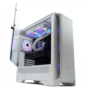 Forgeon Mithril Vidro Temperado USB 3.2 ARGB Branco