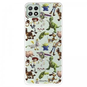 Funda Oficial de Disney Muñecos Toy Story Siluetas para Samsung Galaxy A22 5G