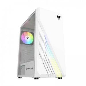 Nfortec Zetus Cristal templado usb 3.0 argb blanca reacondicionado white torre