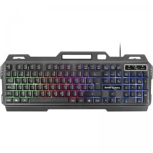 Mars Gaming MK120ES Teclado Gaming FRGB Negro