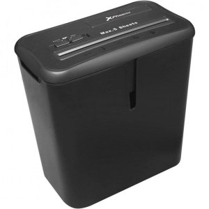 Hama Basic S8CD Distruggidocumenti A Strisce, 11 Litri, Per 8 Fogli, CD/DVD E Carte, Protezione Surriscaldamento