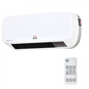 Homcom Calefactor de Pared 2000W Blanco