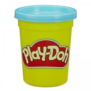 Hasbro Original Play-Doh Pack de 12 Botes Azul Plastilina Juguete Creativo