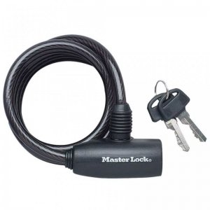 Master Lock Candado de Cable Acero 1.8mx8mm