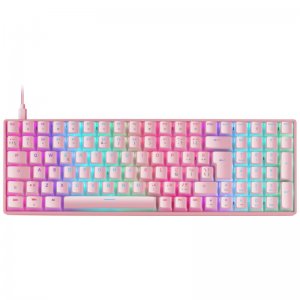 Mars Gaming MKULTRA Teclado Mecánico Rosa Switch Rojo