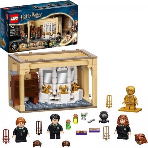 Comparando a microescala LEGO Harry Potter Hogwarts castelos