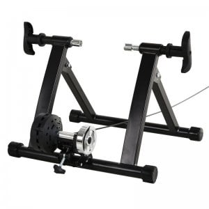 Homcom Entrenador para Bicicleta Plegable Negro