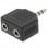 Duplicador Audio Minijack 3.5 (1xMacho/2xHembras)