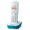 Panasonic KXTG1611 Teléfono Inalámbrico DECT Blanco/Verde