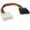 Câble d'alimentation Molex/SATA 15 cm